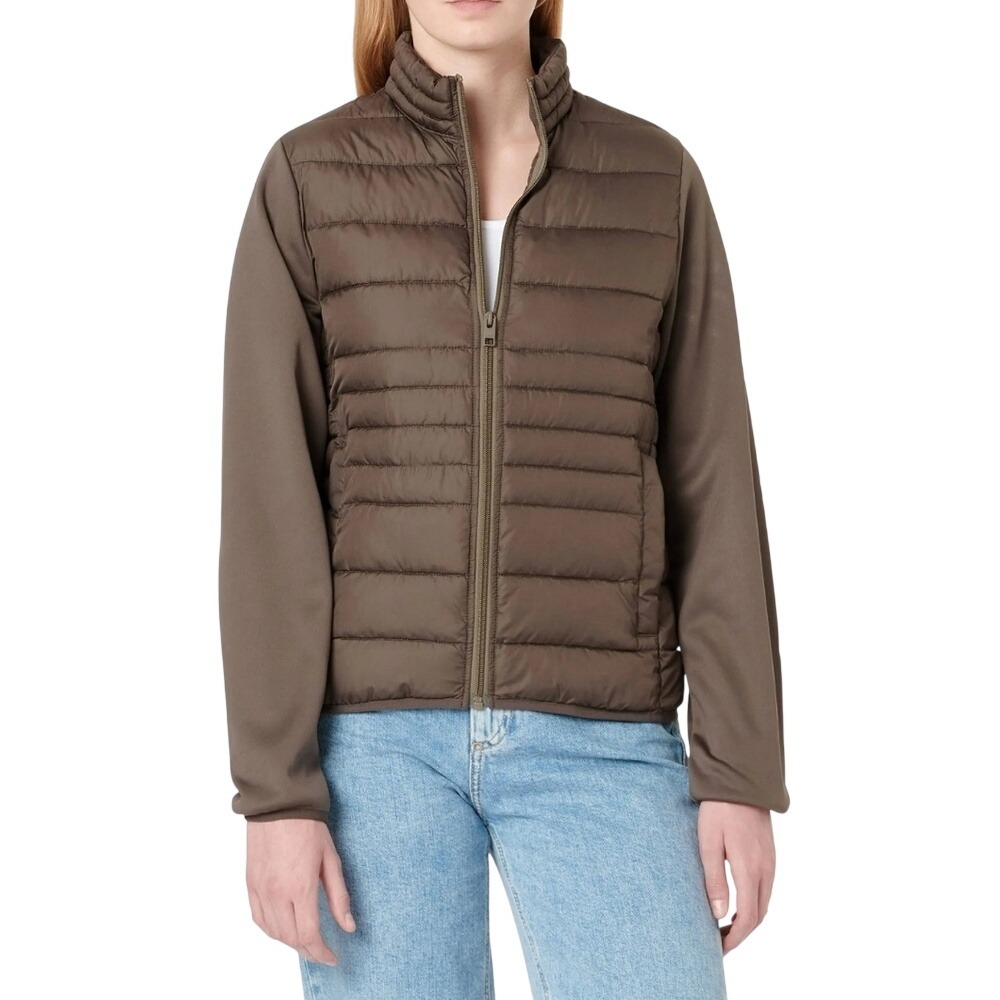 NWT JJXX Women's JXBASI Lightweight Quilted Puffer Jacket Morel Small